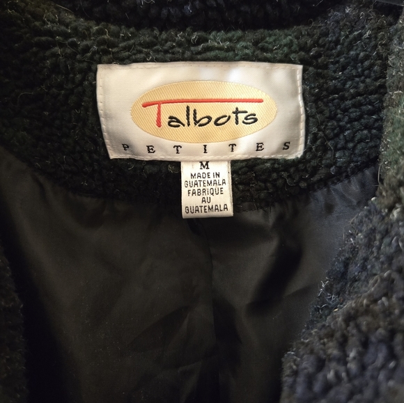 Talbots Plaid Winter Coat - Picture 4 of 6